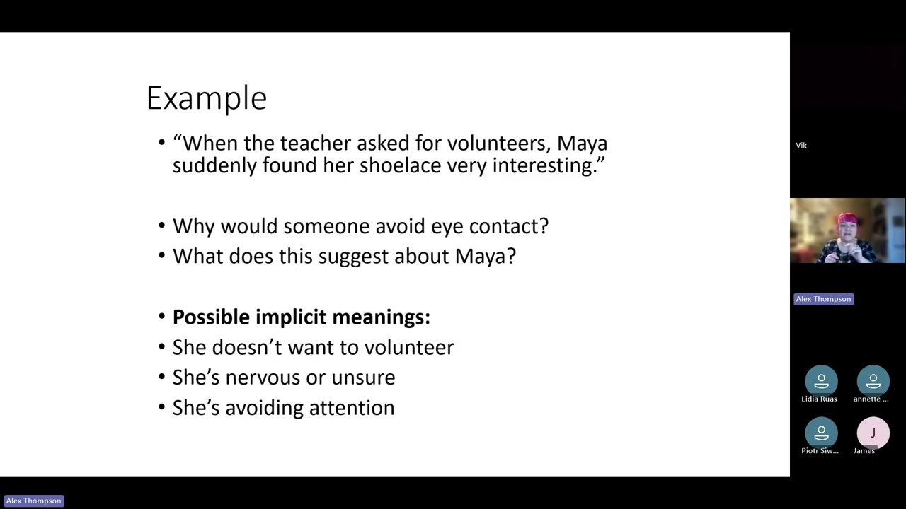 Explicit and implicit information