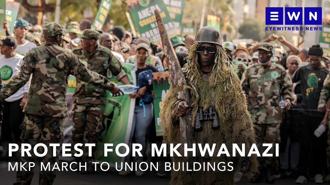 'They must fire Mchunu' – MK Party march to the Union Buildings