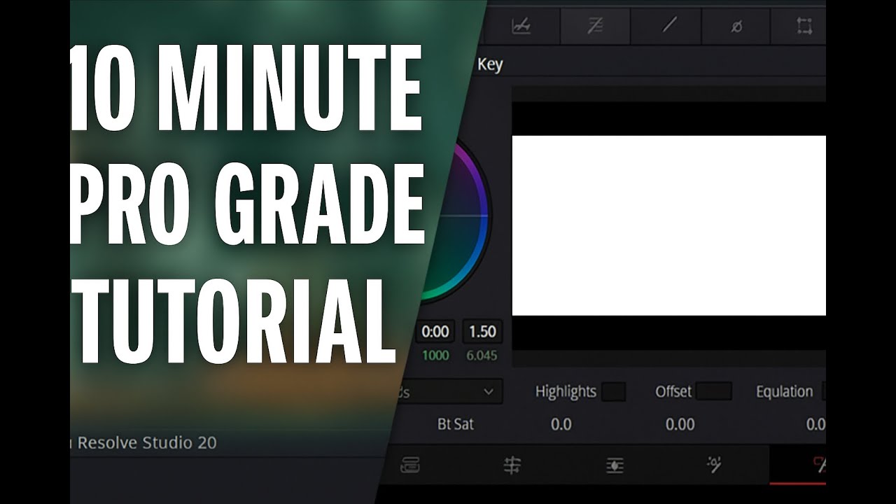 Davinci 20 - Color Grade Like a Pro in 10 Minutes (No Wasted Time)