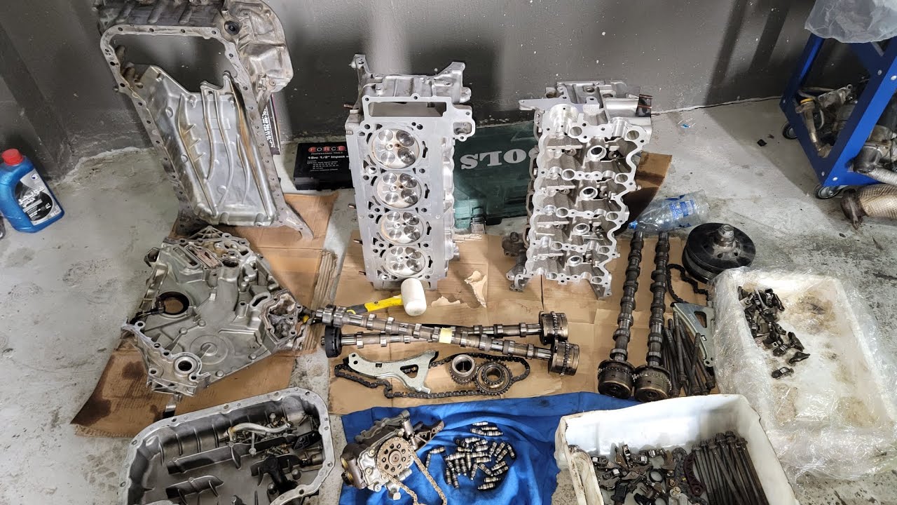 Mercedes m278 engine rebuild step by step