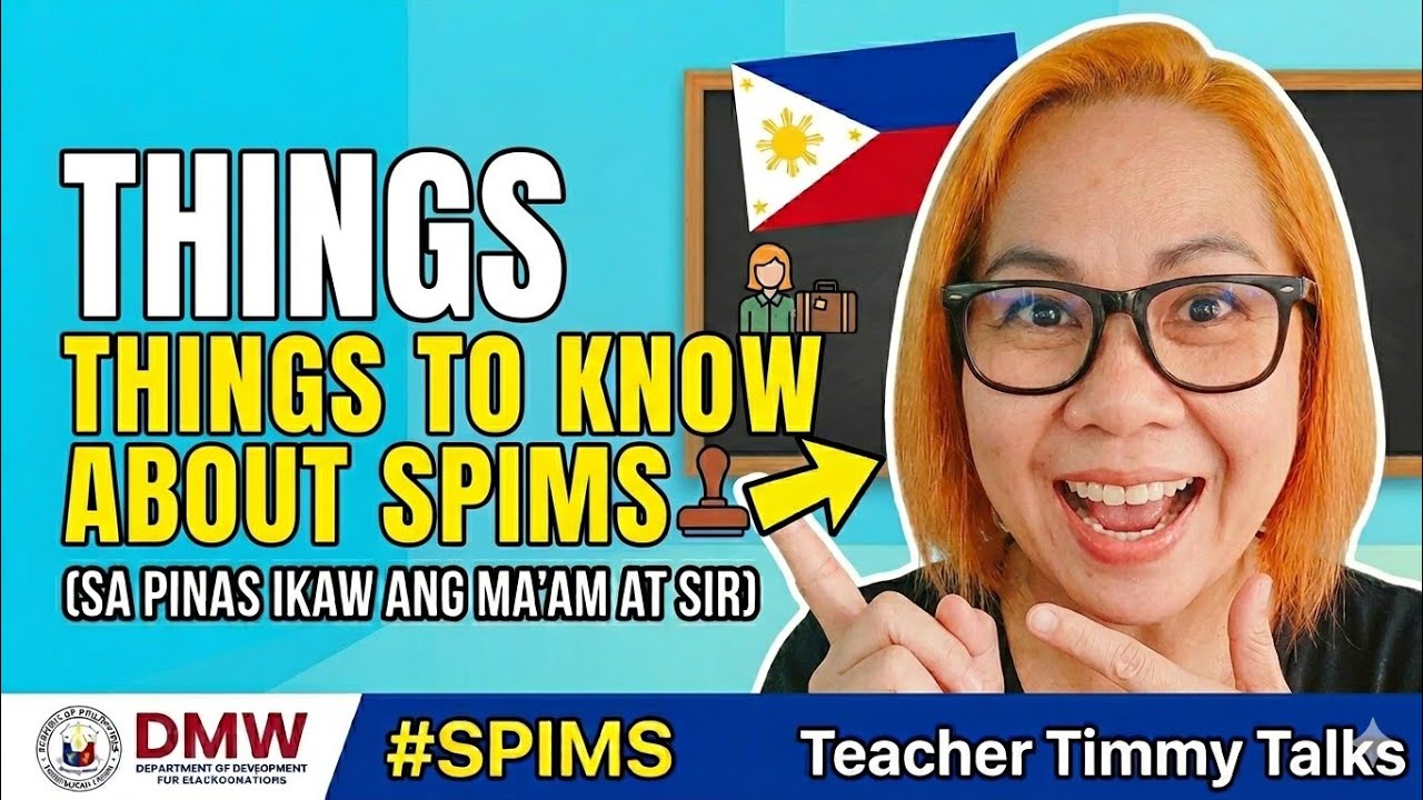 THINGS TO KNOW ABOUT SPIMS o Sa Pinaa Ikaw ang Ma'am at Sir #spims 