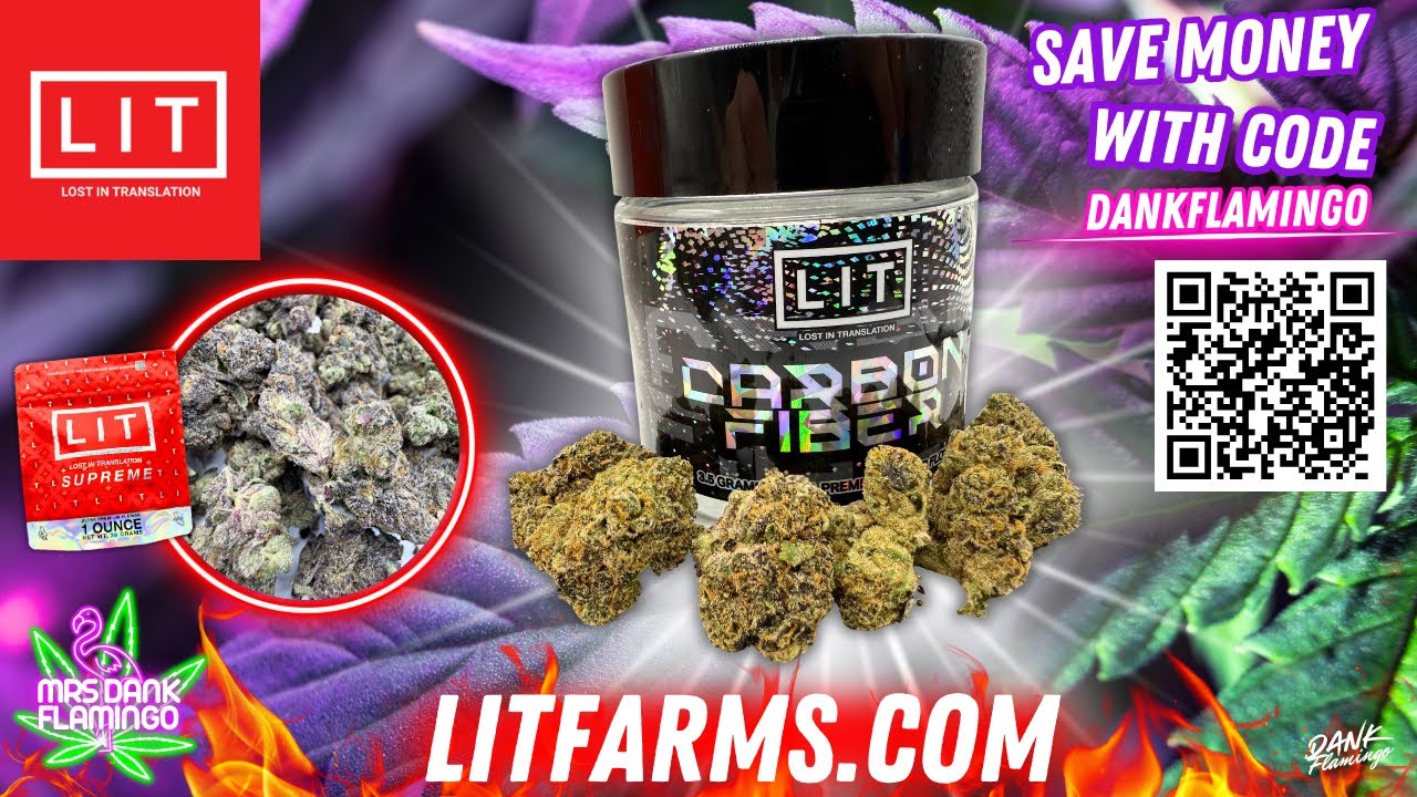 Comparing Carbon Fiber Supreme and Strawberry Horchata from Lit Farms! Mrs Dank Flamingo!