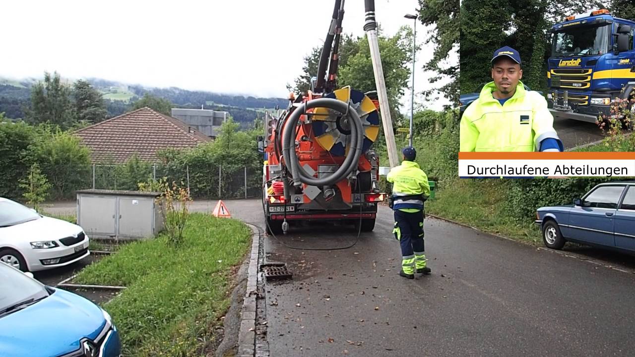 Lehrlingsvideo Entwässerungstechnologe/-loginnen Landolt Transport AG