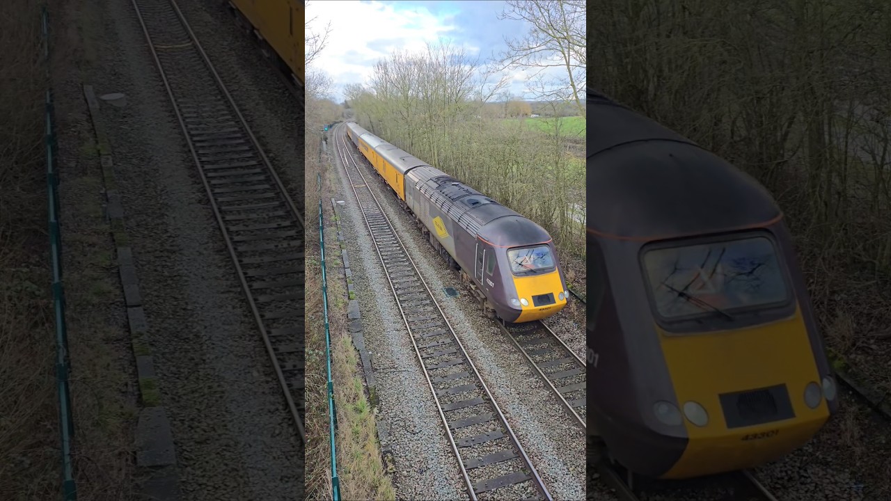 Colas Rail Class 43 Network Rail Test Train Loco Numbers 43301 & 43303 Stenson Junction, Derby