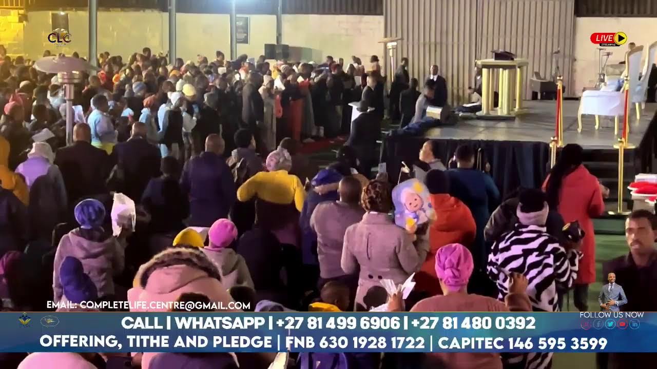 THIS IS A LIVE BROADCAST OF THE IMBIZO WITH SIR ANELE HELI OF COMPLETE LIFE CENTRE IN 7 LANZ