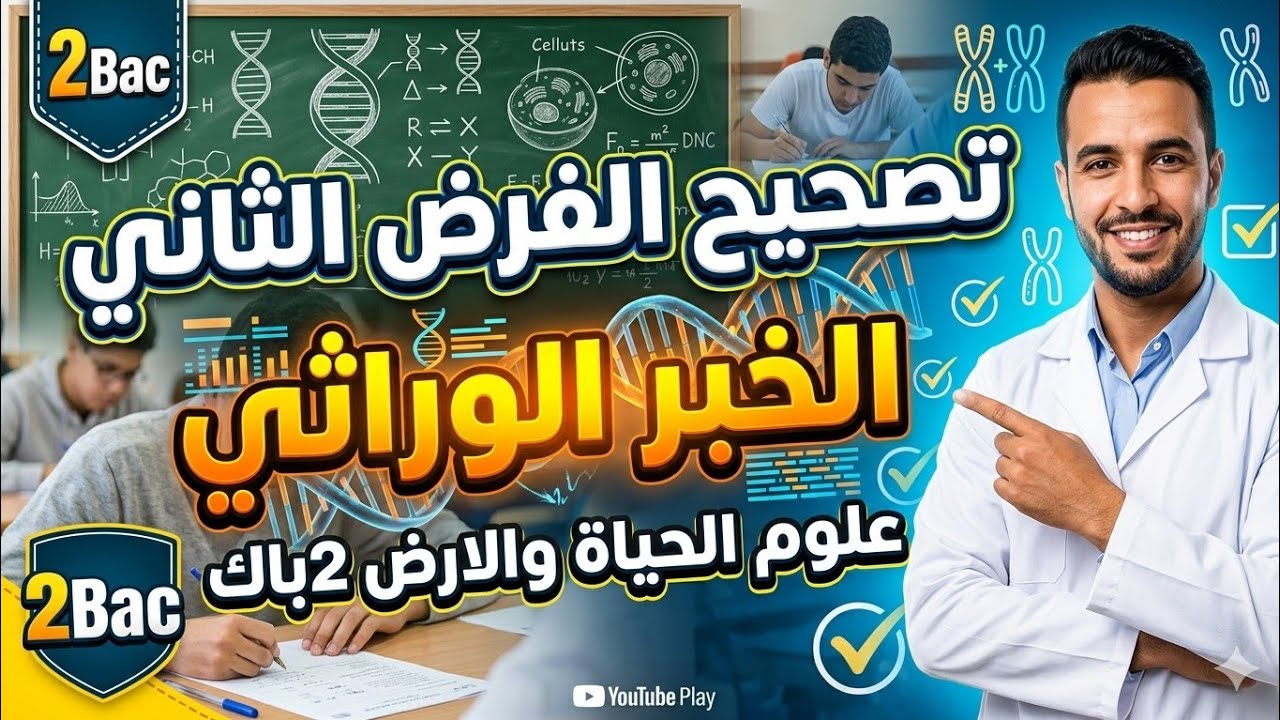 الخبر الوراثي التمرين الوطني رقم 2 2BACSVT/PC