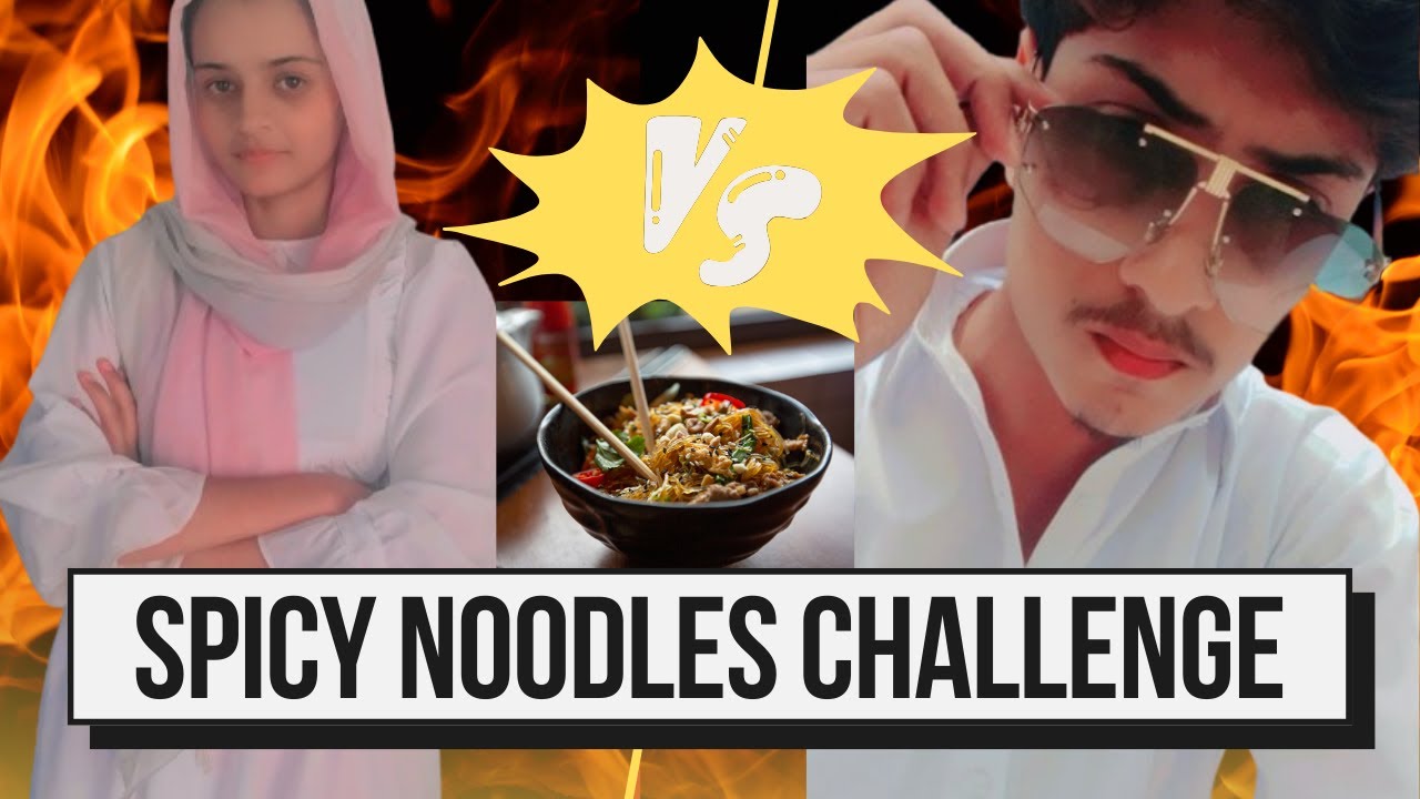 SPICY NOODLES CHALLENGE | harnay walay ko milay ga dare 😱