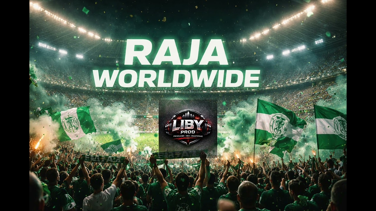 💚🔥 Raja Worldwide – Liby Production 🔥💚عيشوا تجربة الحماس الجماهيري مع الرجاء الرياضي العالمي!