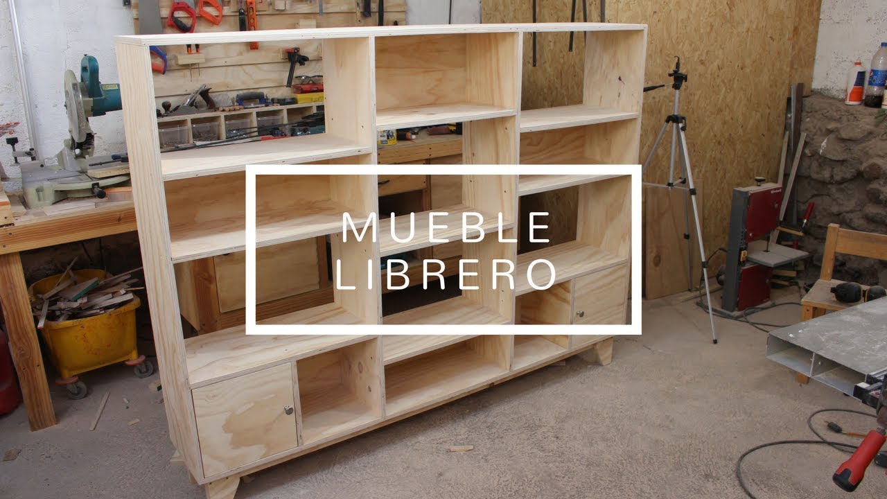 Como hacer un Mueble Librero - Parte 2