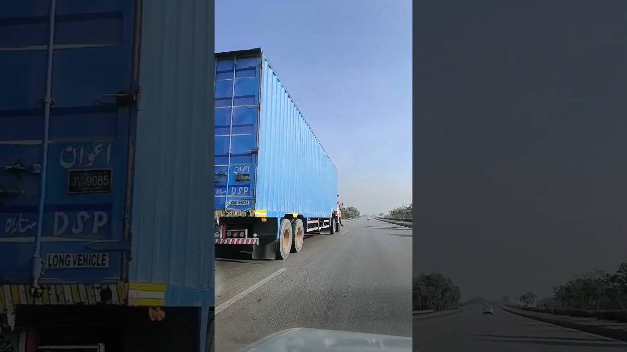 Pakistani Trucks on Motorway #shorts #truck #trucklife #pakistanexplore