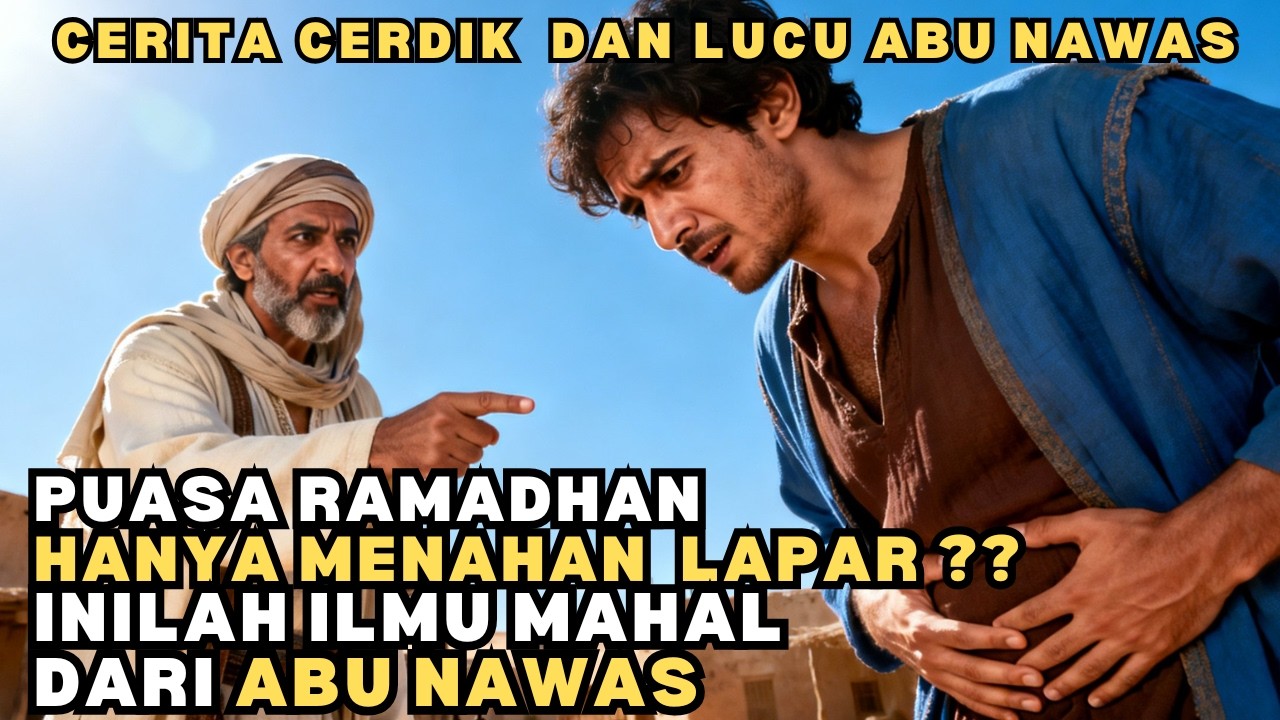 ABU NAWAS MEMBONGKAR KESALAHAN PUASA RAMADHAN: TERNYATA KITA SELAMA INI SALAH?” #kisahabunawas