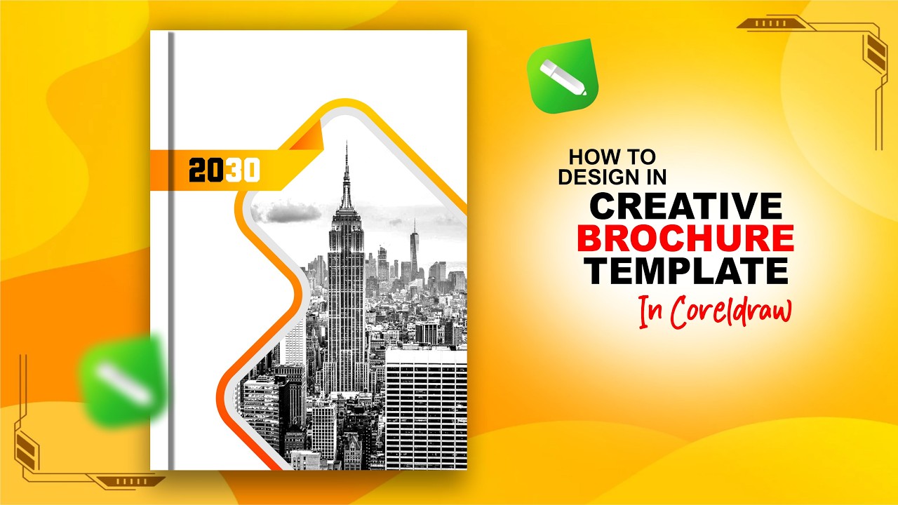 Modern Brochure Design in CorelDRAW | Step-by-Step Tutorial