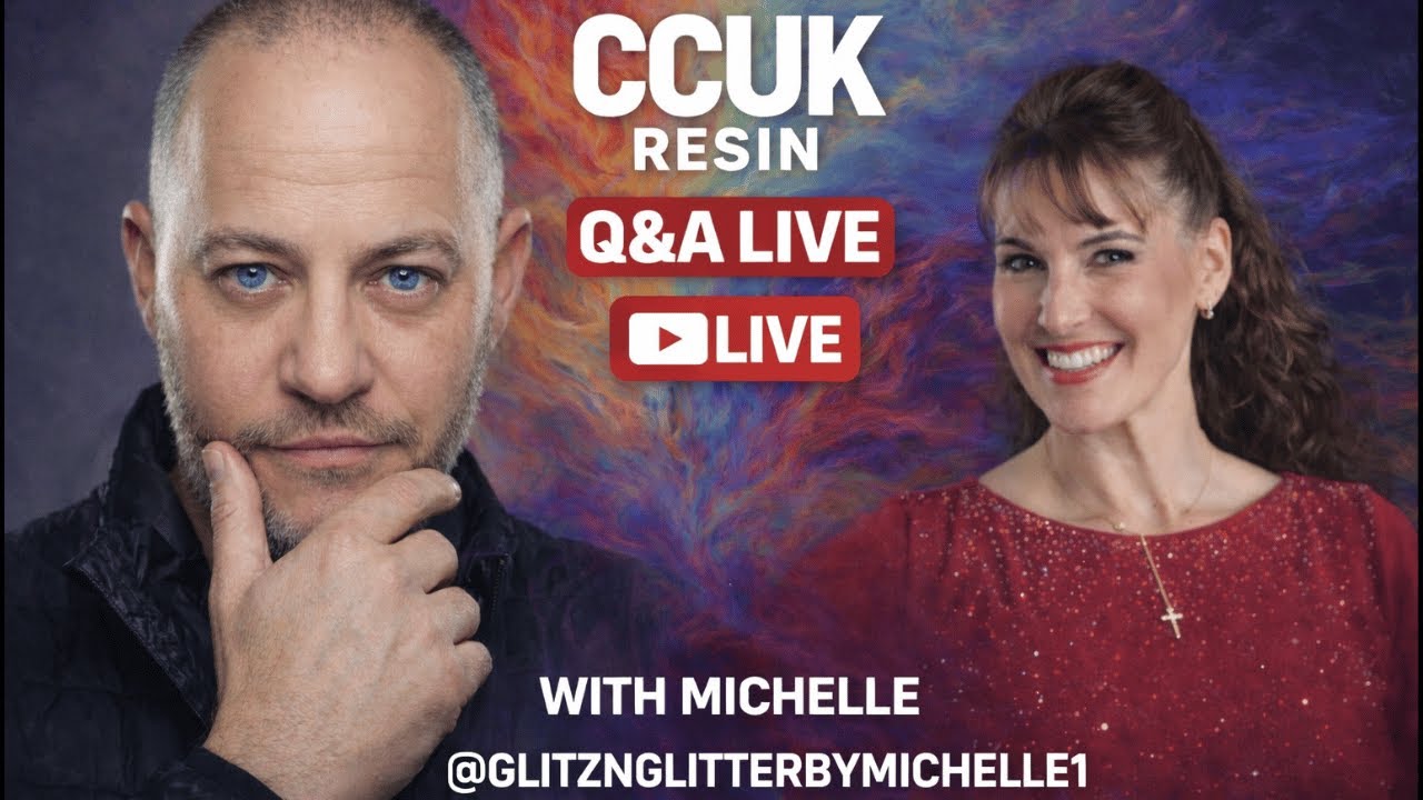CCUK RESIN Q&A LIVE! with Michelle @Glitznglitter1 ! What has she been up to the last 12 months?