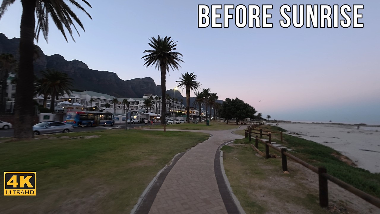Quiet Morning in South Africa: Camps Bay 4K ASMR Walking Tour | BL Images