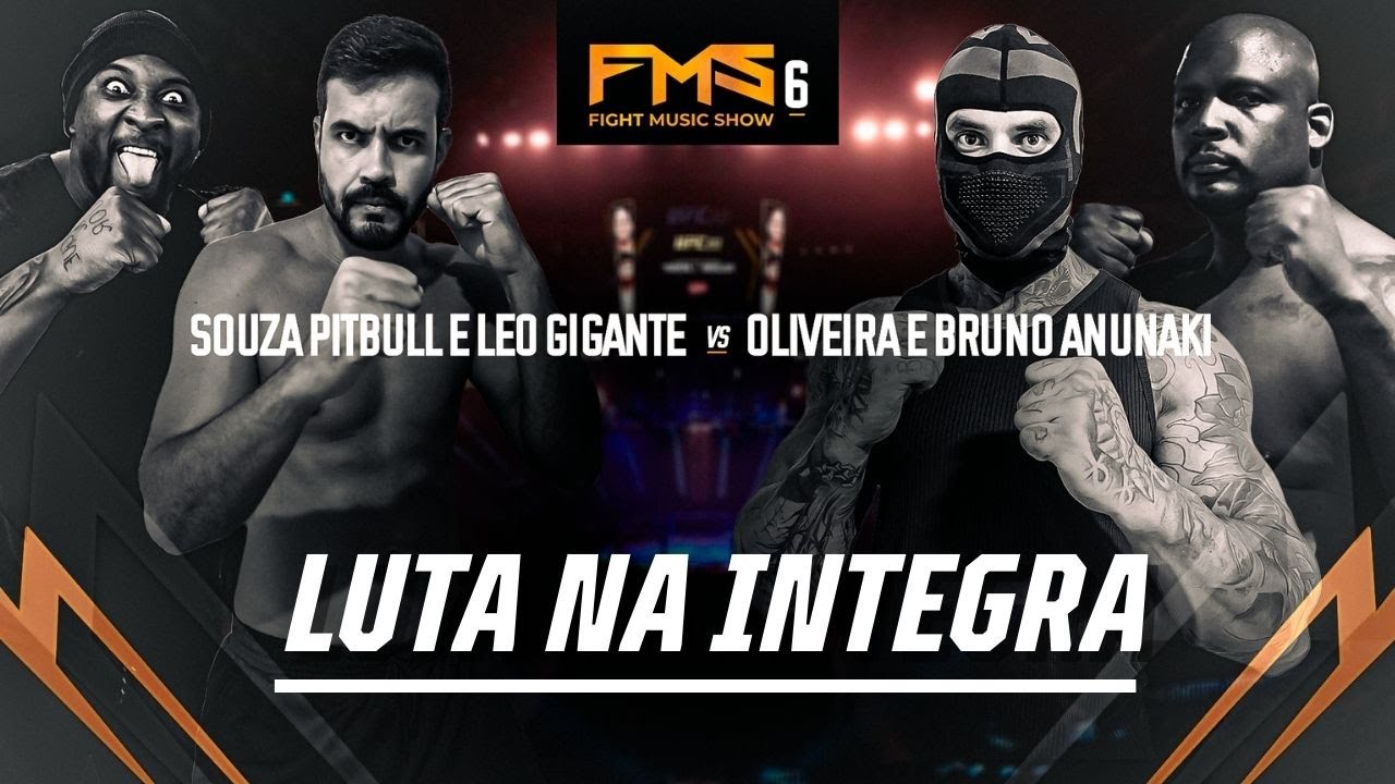 LUTA 05 - FMS 6 -  SOUZA PITBULL E L&Eacute;O GIGANTE X OLIVEIRA JR. E BRUNO ANUNAKI