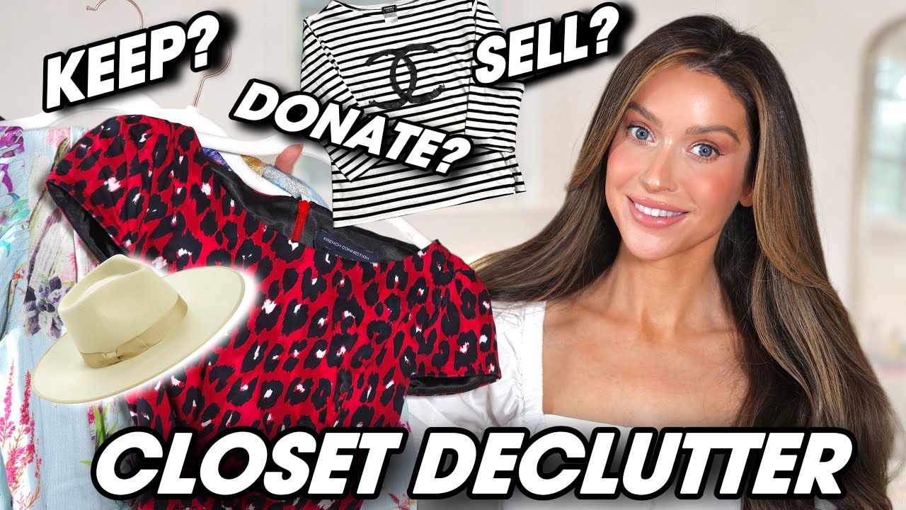MASSIVE CLOSET CLEAN OUT 2025 | LUXURY FASHION DECLUTTER & ORGANIZATION | Erin Nicole TV