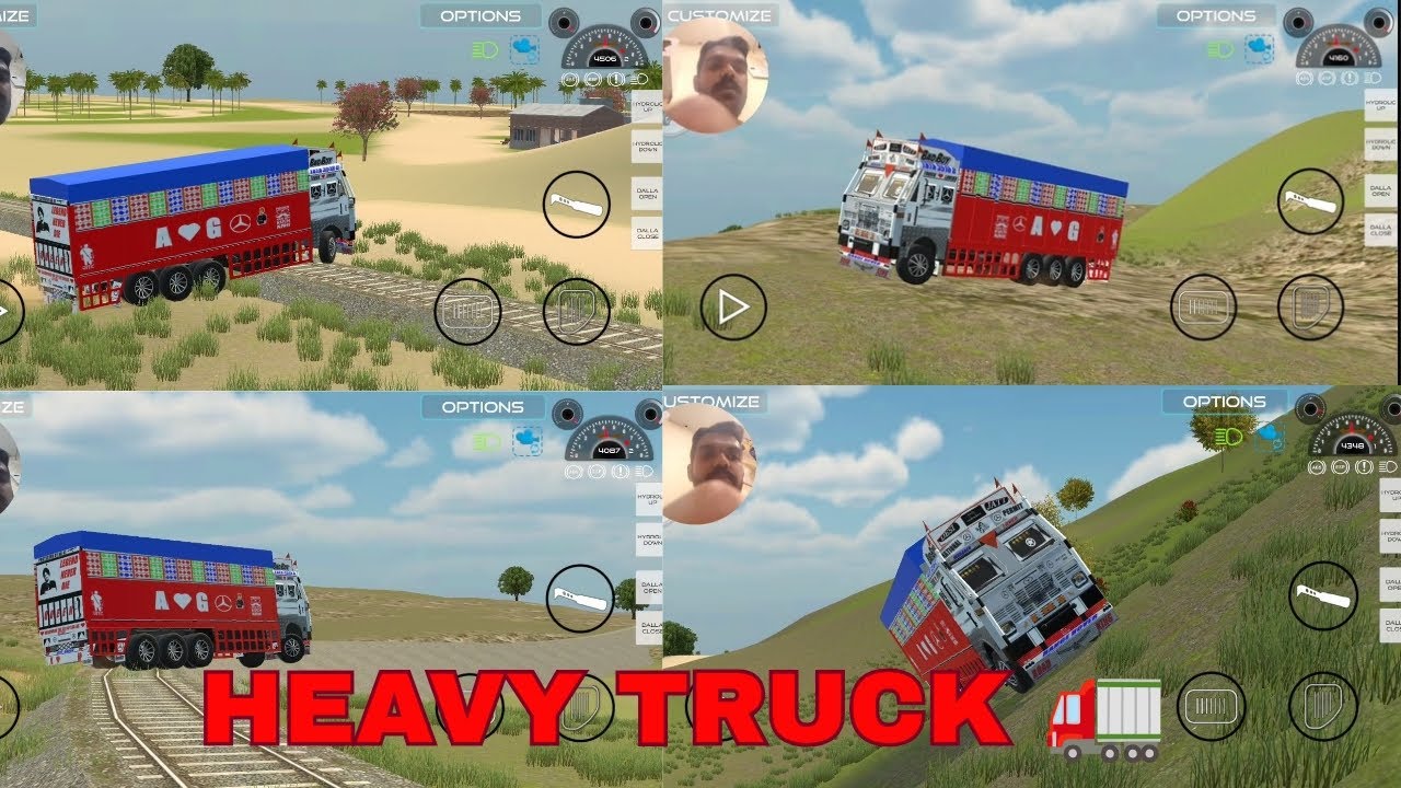 Dangerous Mountain Road Truck Driving 🚚💥 #trucksimulator