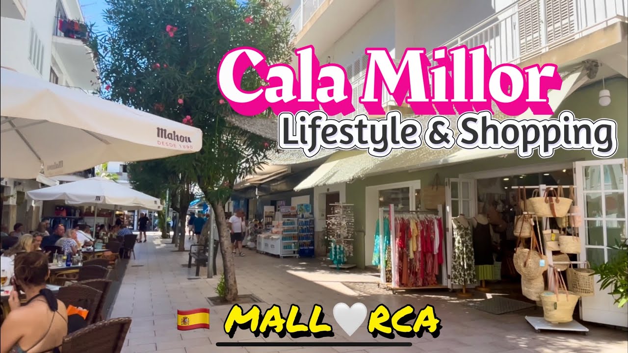 Cala Millor🌴🏖️MALLORCA island🩷Lifestyle # Shopping👒🛍️#majorca #travel #spain