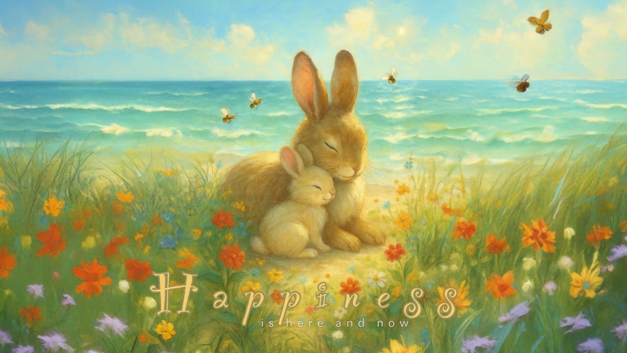11 mins ✨ Happiness is Here and Now 🐇  ✨ Mindful • Good Sleep • Relax • Peaceful • Meditation music