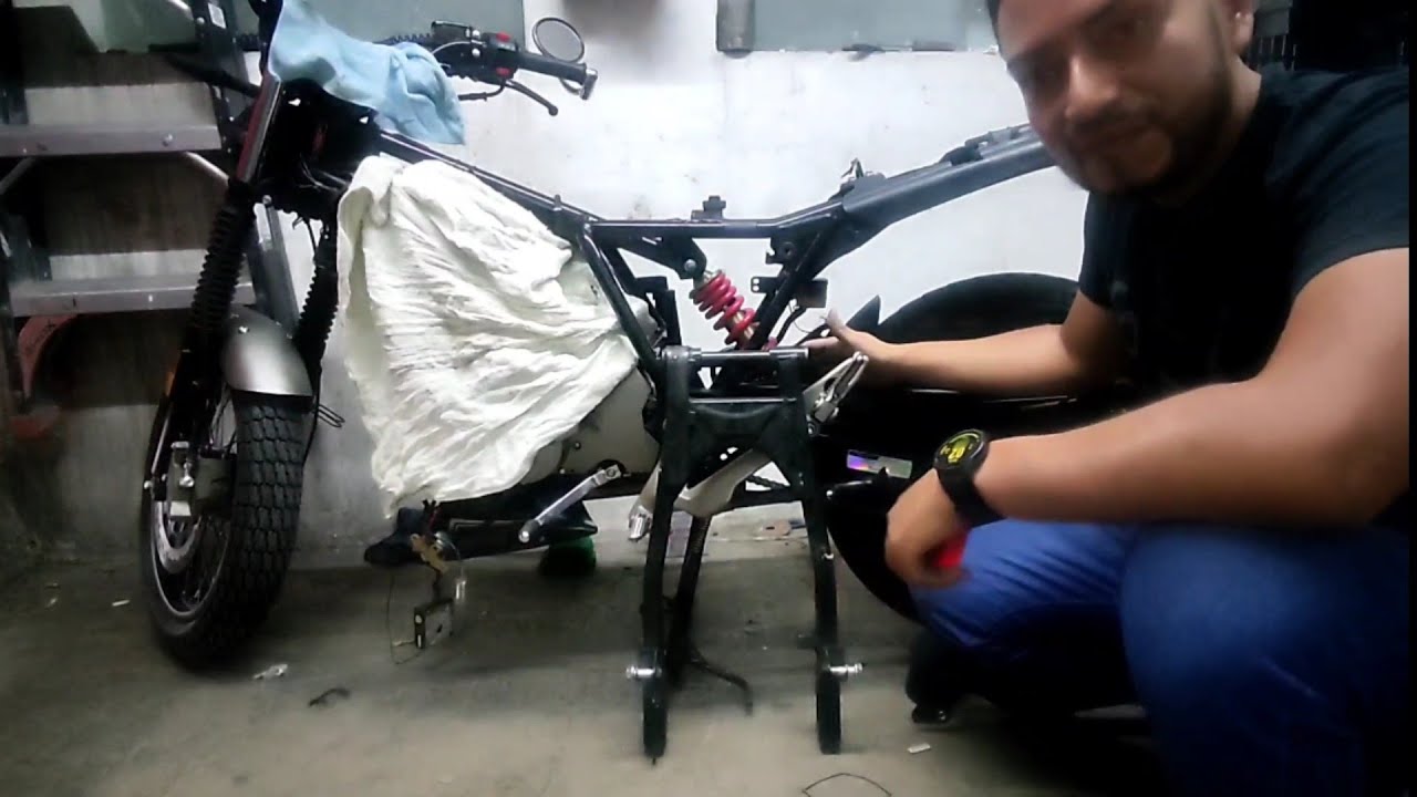 Adaptación monoshock rocketman 250cc raicing