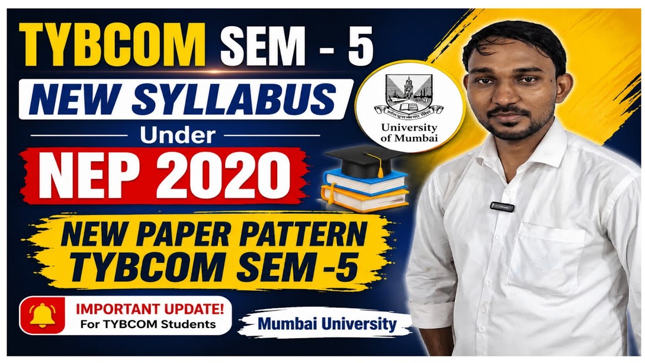 TYBCOM NEP 2020 New Syllabus Mumbai University || New TYBCOM NEP Paper Pattern || Atul Sir