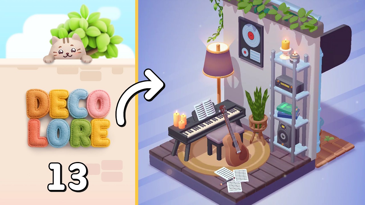 Decolore Level 13 | Complete Walkthrough & Solutions! 🎯