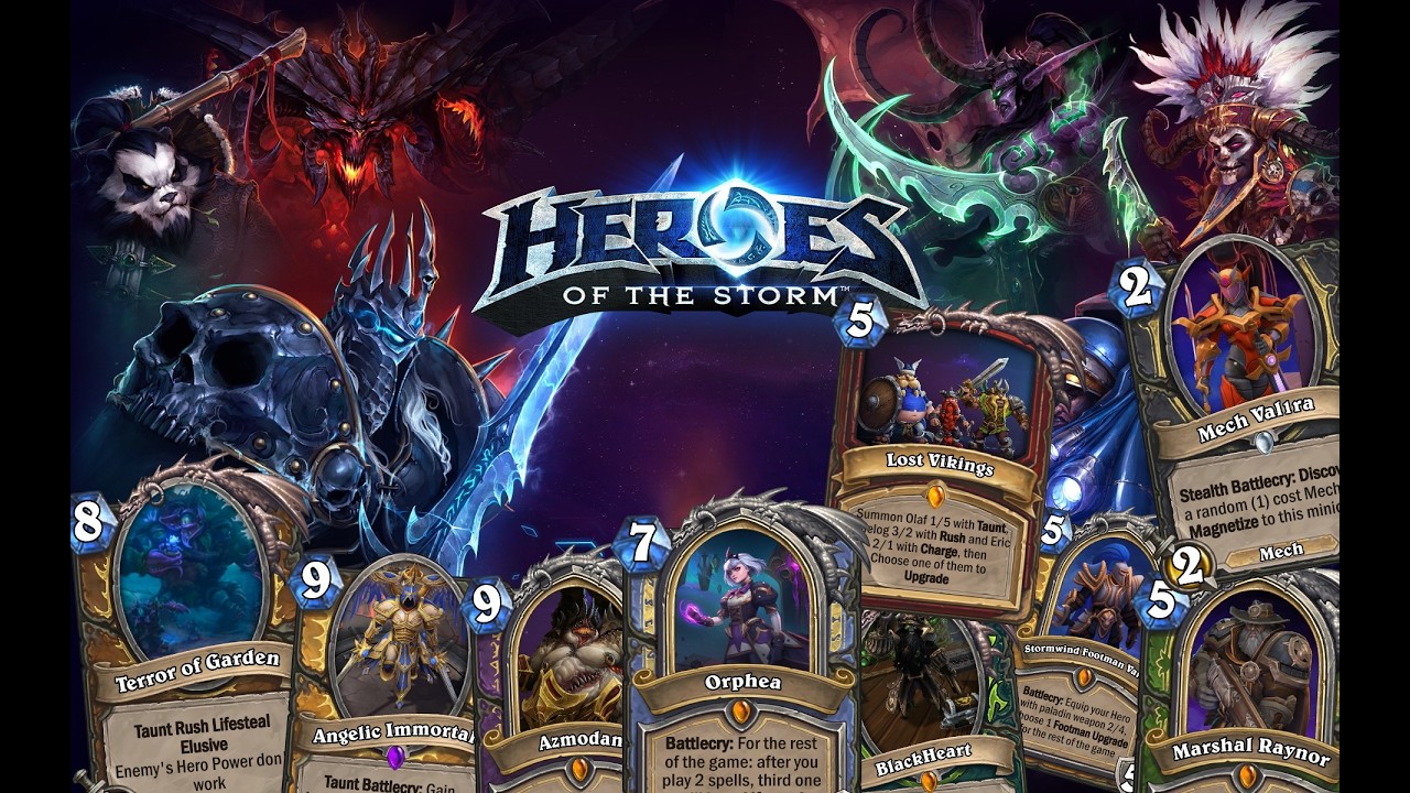 Heroes of the Storm in Hearthstone! Hearthstone Custom cards №6