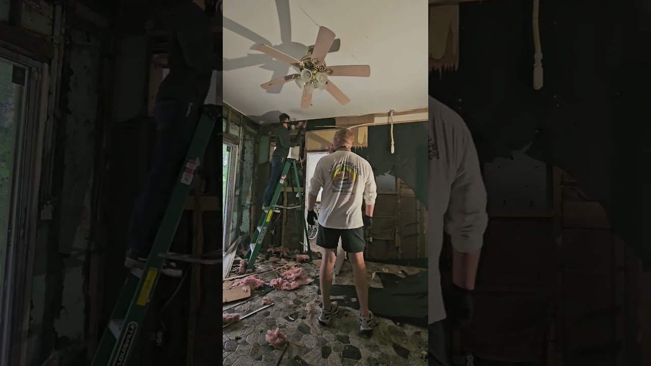 Good friend = free labor! 😉 #renovation #builtbyhand #trades