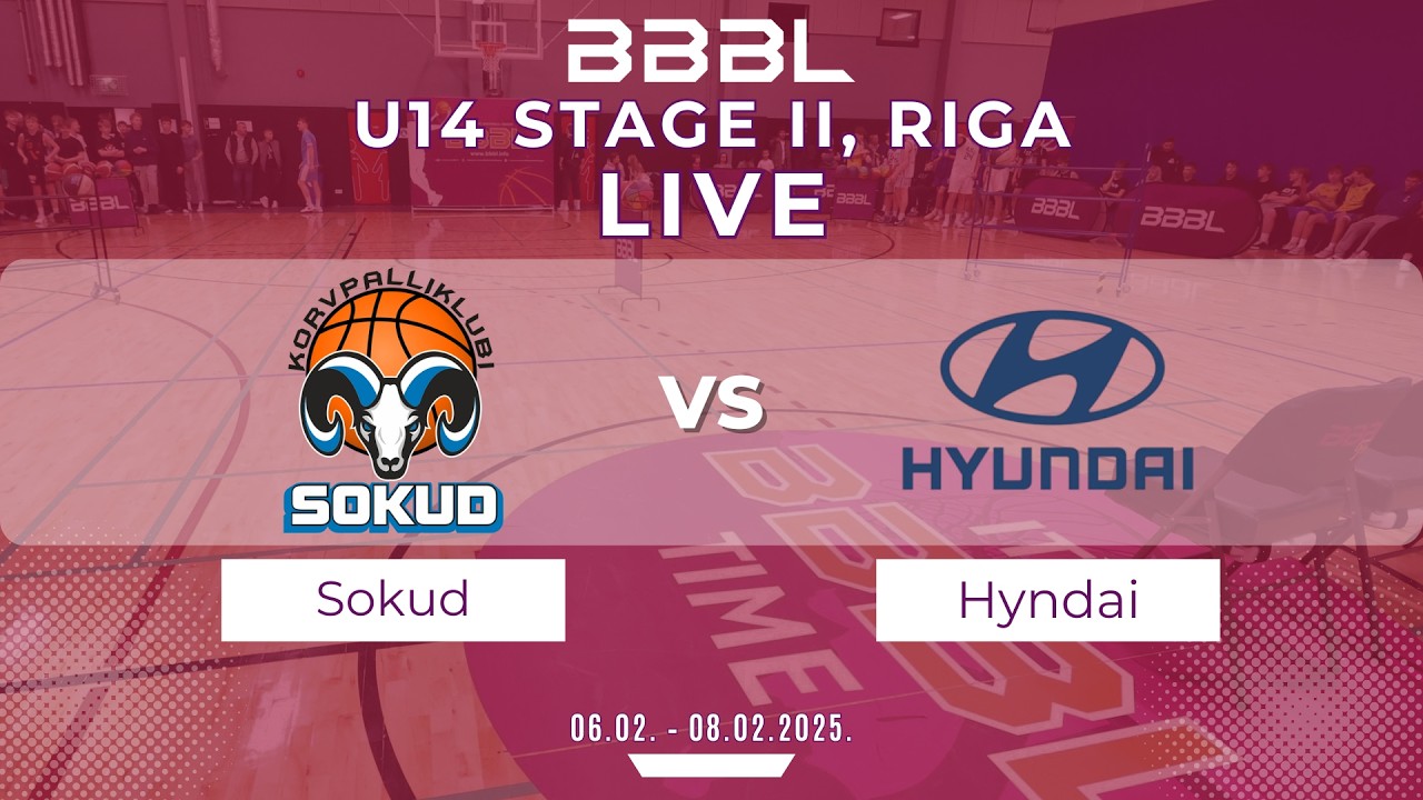 BC Kalev Cramo/KK Sokud 2012 vs BC Hyundai 2012 | BBBL U14 | Stage II