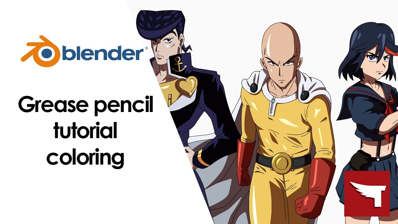 Blender Grease Pencil Tutorial | COLORING | Blender 2.91