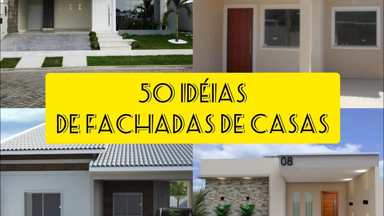 50 id&eacute;ias de fachadas de casas #casa #fachadas #ideiasdefachadas #simples