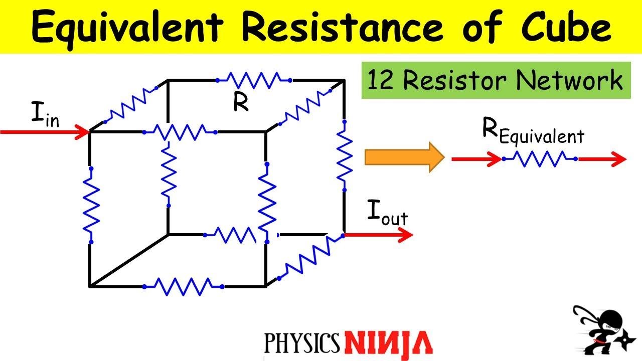 Equivalent Resistance of a Cube