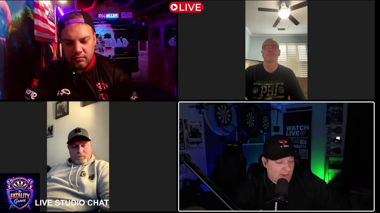 THE FATALITY GAMES: LIVE DARTS STUDIO CHAT FT WILL STUART 