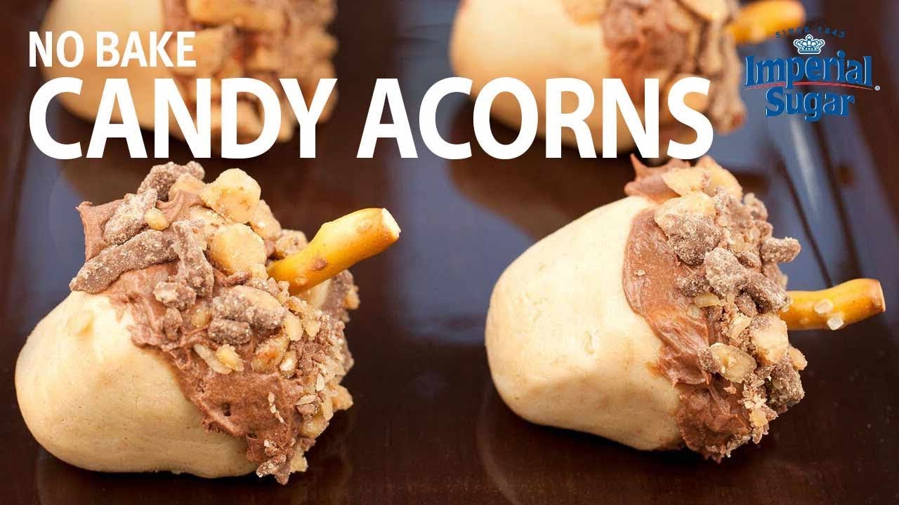How to Make No Bake Candy Acorns