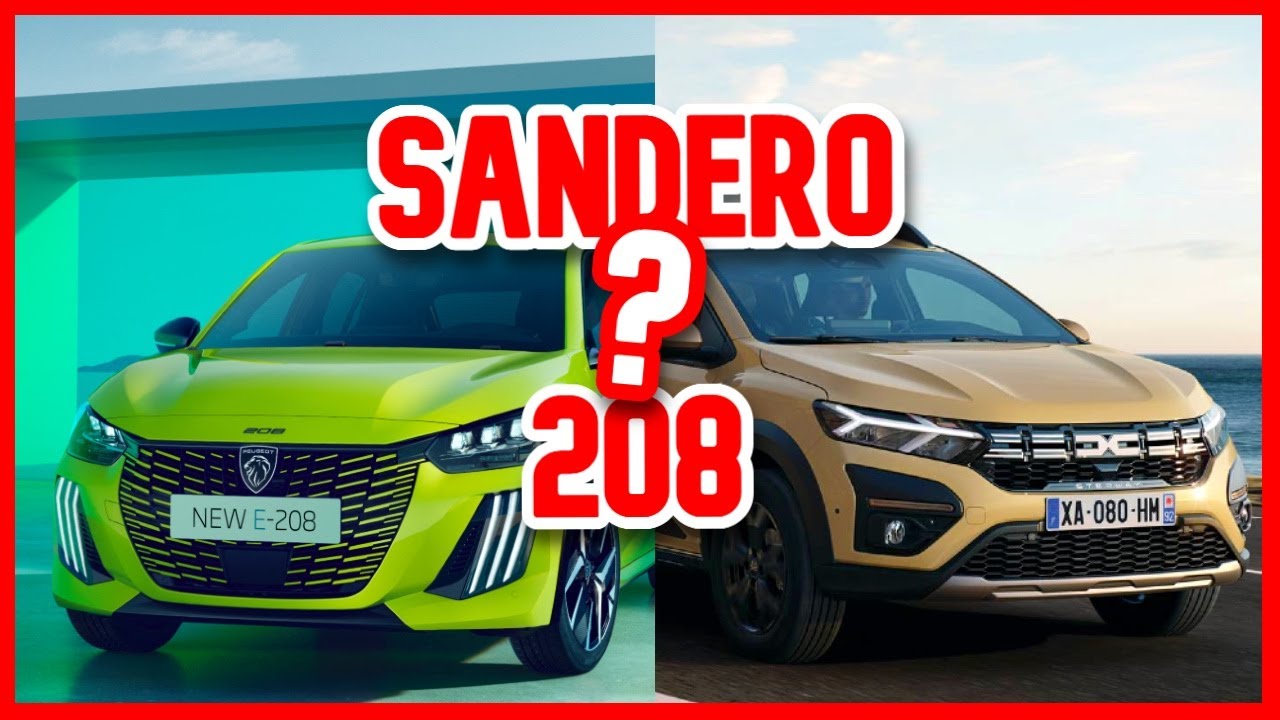 DACIA SANDERO vs PEUGEOT 208 - Two bestsellers fighting hard!