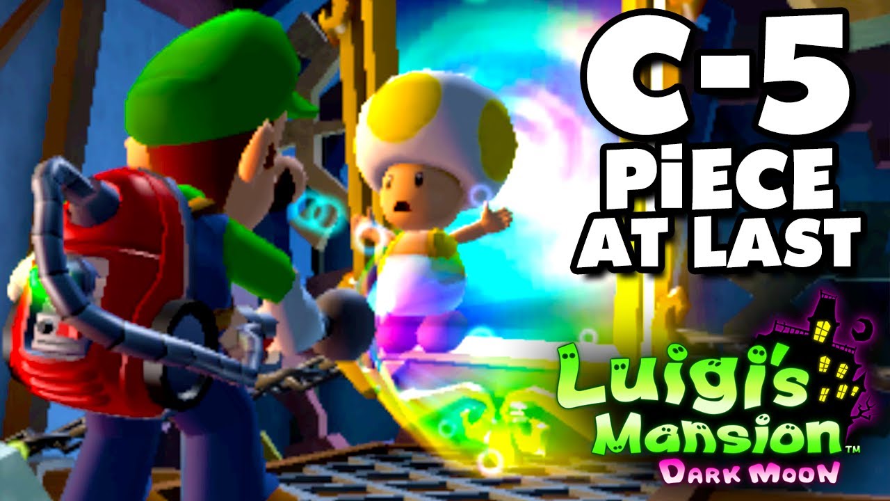 Luigi's Mansion Dark Moon - Old Clockworks - C-5 Piece At Last (Nintendo 3DS Gameplay Walkthrough)