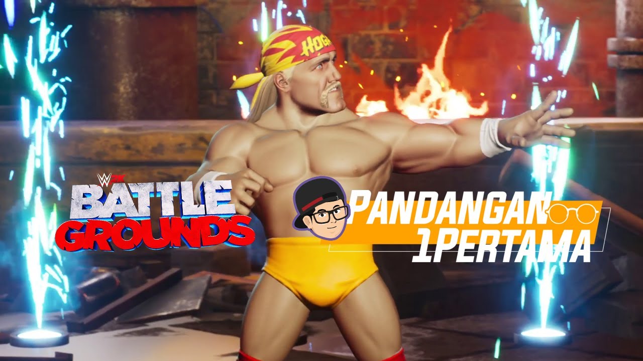 BACOTIN 22 Menit WWE 2K Battlegrounds | Lebih Baik Lah Dari WWE 2K | Pandangan Pertama
