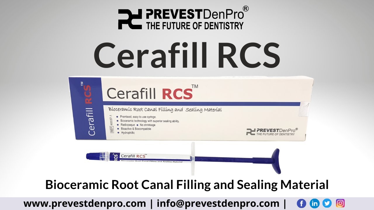 Cera Fill RCS | Premixed Bio ceramics Sealer | Prevest DenPro | The Future of Dentistry