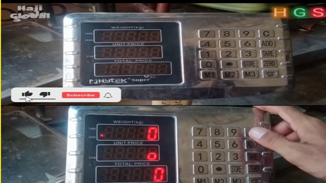 How to calibration & weight setting Super Hytek ke wazan kese set karen: Haji Global Scale