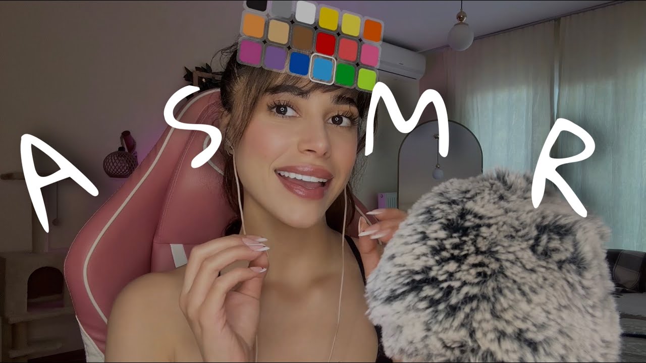 🌈 ASMR RENK CHALLENGE 🎨 RENKLERE GÖRE TRIGGERLAR 💖 ASMR TÜRKÇE