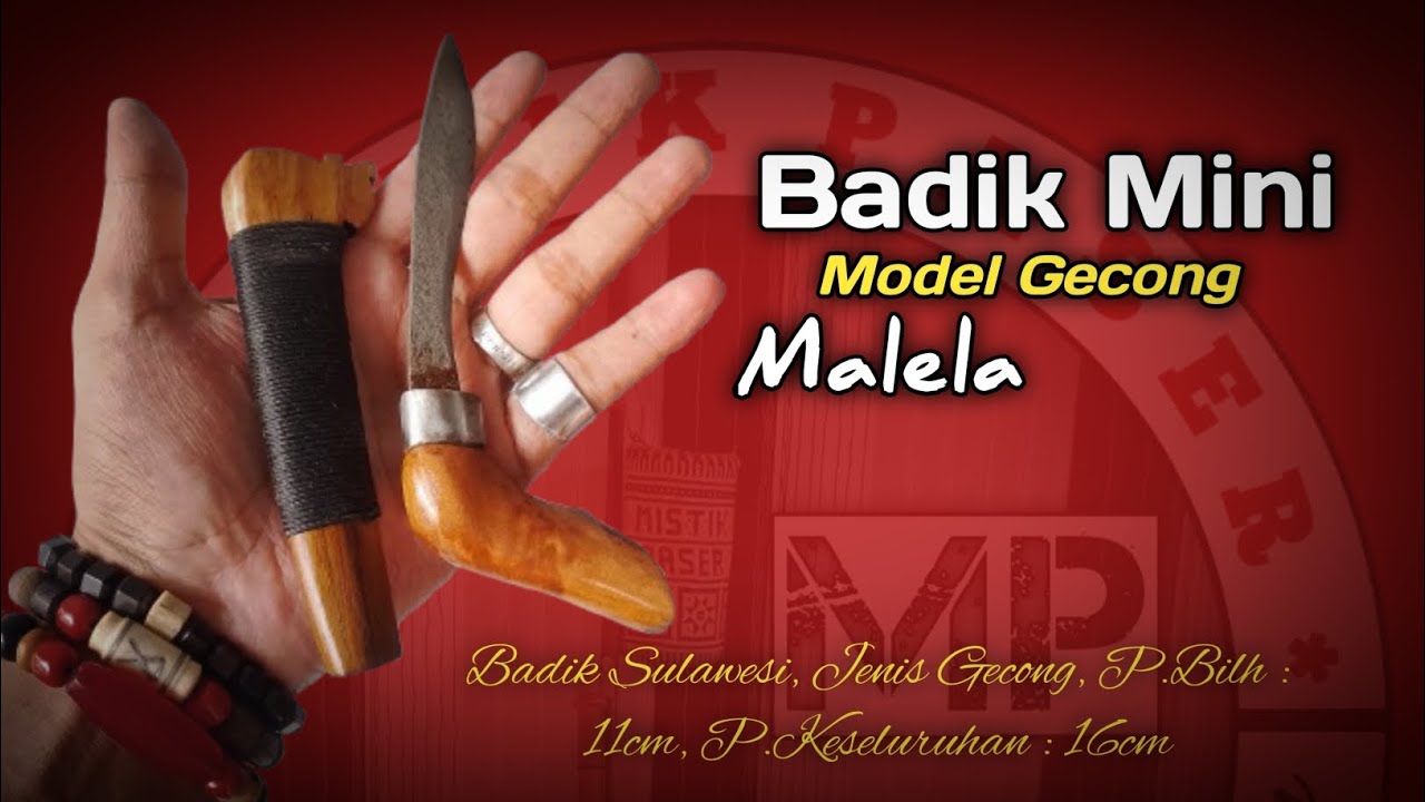 Badik Mini Jenis Gecong