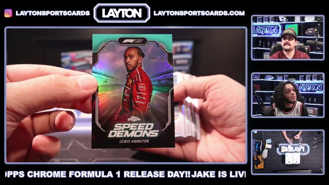2025 Topps Chrome Formula 1 Racing Hobby 12 Box Case Break #3