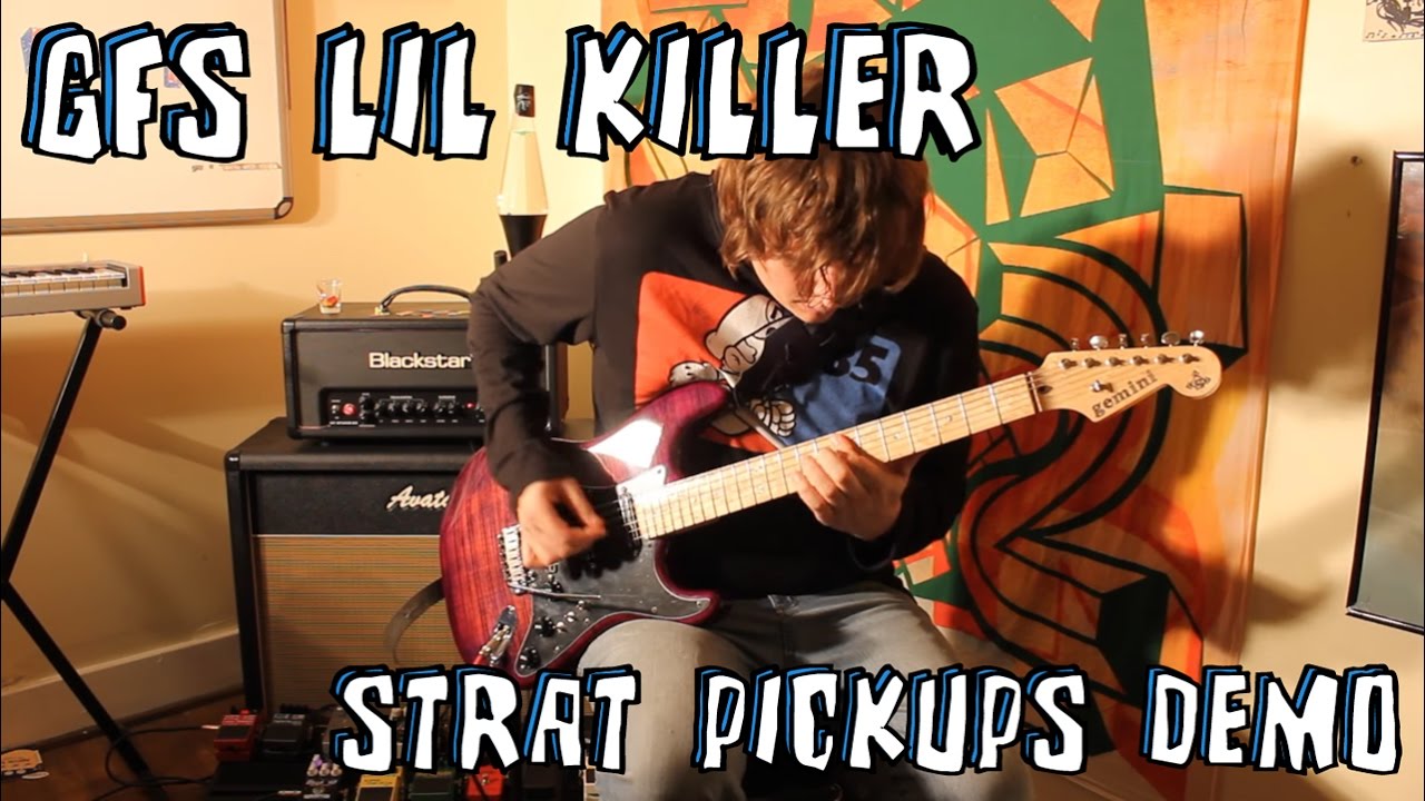 GFS Guitarfetish Lil Killer Strat Rail Pickups Demo