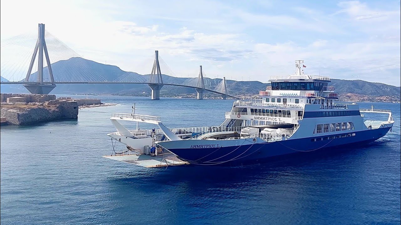 Πορθμεία Ελλάδος: Ρίο - Αντίρριο | From Rion to Antirrion with ferry