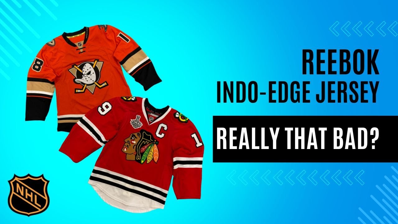 NHL Jersey Comparison: Reebok Indo-Edge vs Edge 2.0 MiC (Made in Canada)