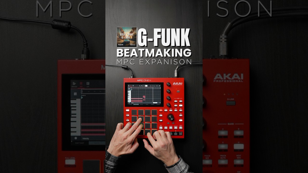 Making G-Funk on MPC One Plus in 60 Seconds 🔥 #mpc #beatmaking #gfunk