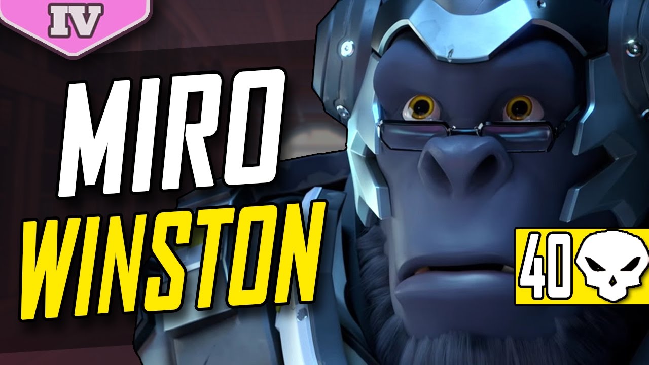 LUNATIC-HAI MIRO BEST WINSTON IN THE WORLD 63% KILL PARTICIPATION [ OVERWATCH TOP 500 SEASON 4 ]
