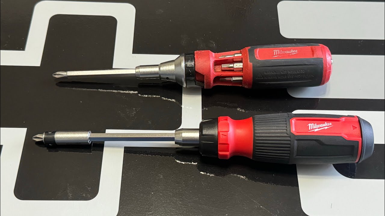 Milwaukee ratcheting screwdriver comparison #milwaukeetools