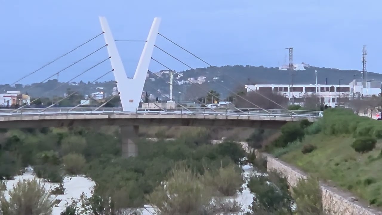 El riu Cervol, després de la borrasca 