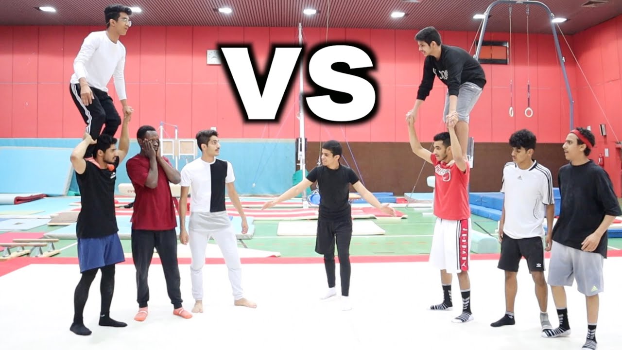لاعبين باركور VS لاعبين ترامبولين | #تحدي